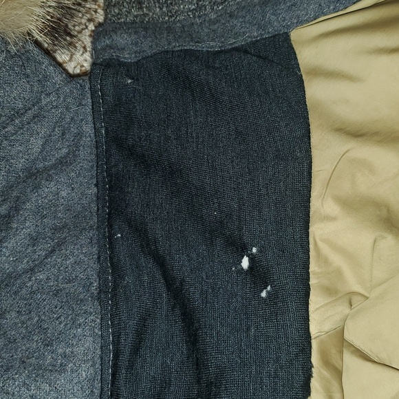 W's XS Woolrich Wool, Down, Real Fur Coat - Picture 4 of 14